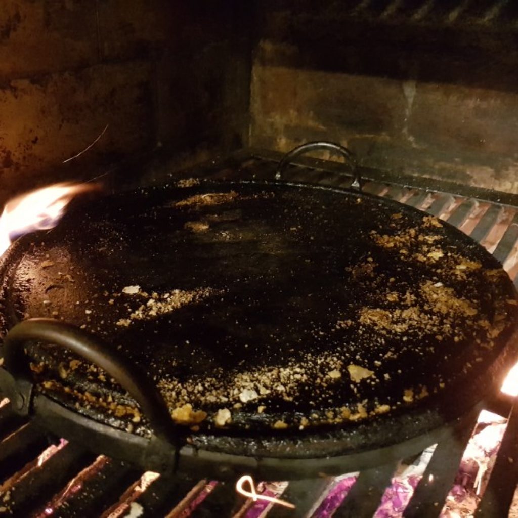 Soapstone grilled seafood in Bangkok Lenzi Tuscan Kitchen